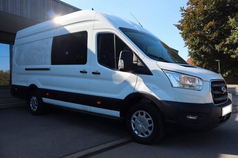 Ford Transit cabina dubla 6 locuri - rate, avans 0 - 2020 - 19.150 EUR - imagine 2