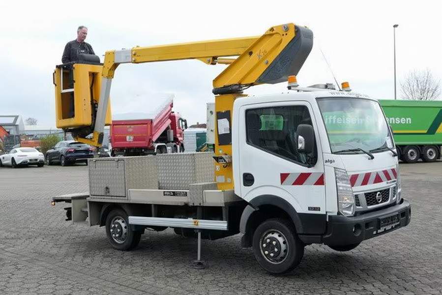 Nissan CABSTAR cu nacela 11 m inaltime de lucru - AC - 2015 - 17.900 EUR - imagine 8