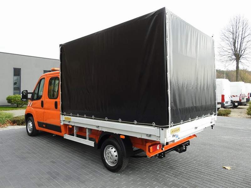 Peugeot Boxer 2.2L - bena, prelata, 7 locuri - leasing - 2020 - 14.850 EUR - imagine 4